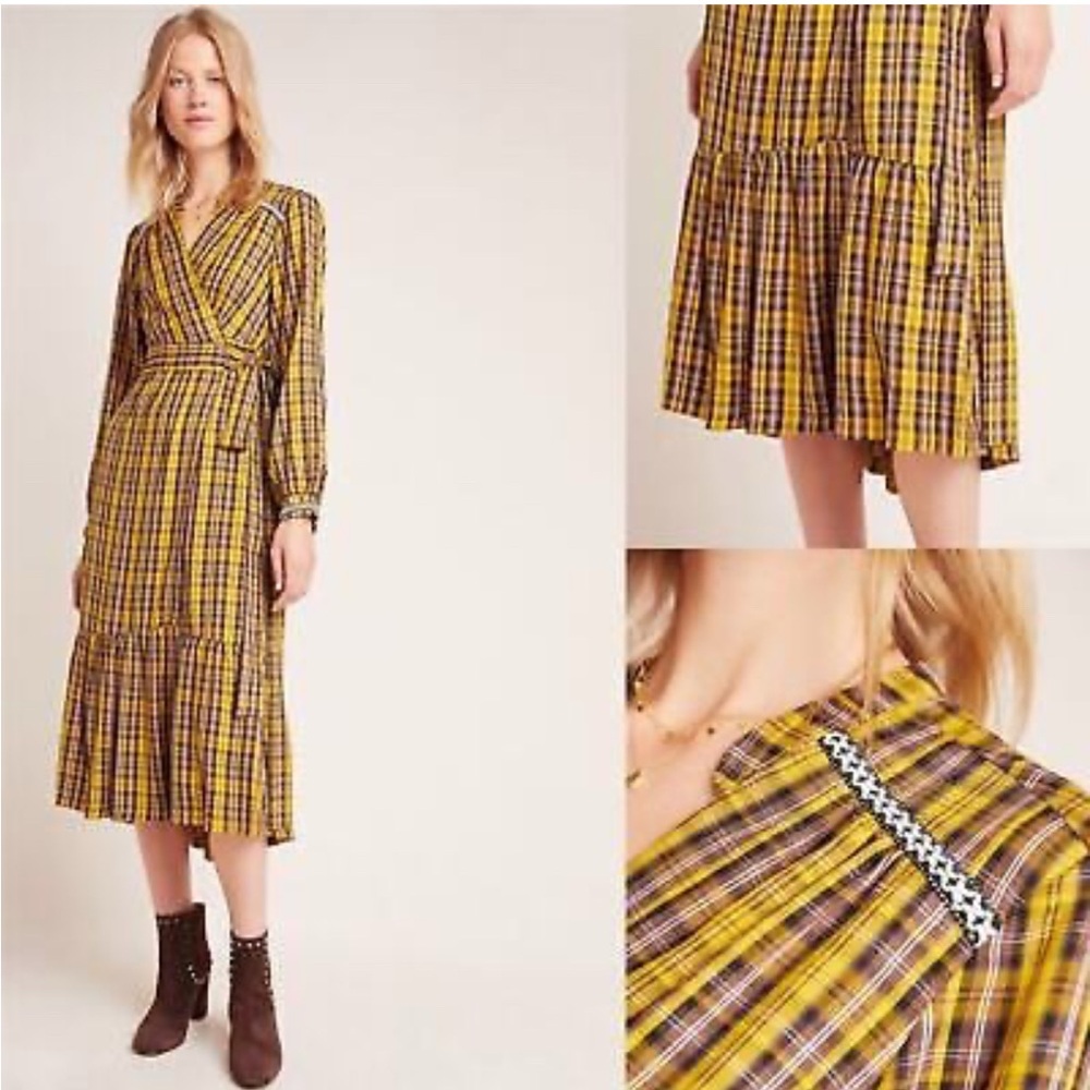 Anthropologie Plaid Dress